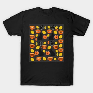 Cats, lemons and teacups T-Shirt